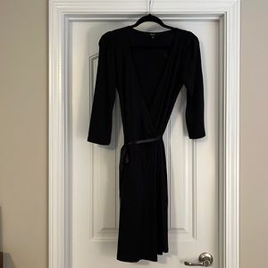 Express Black Wrap Dress